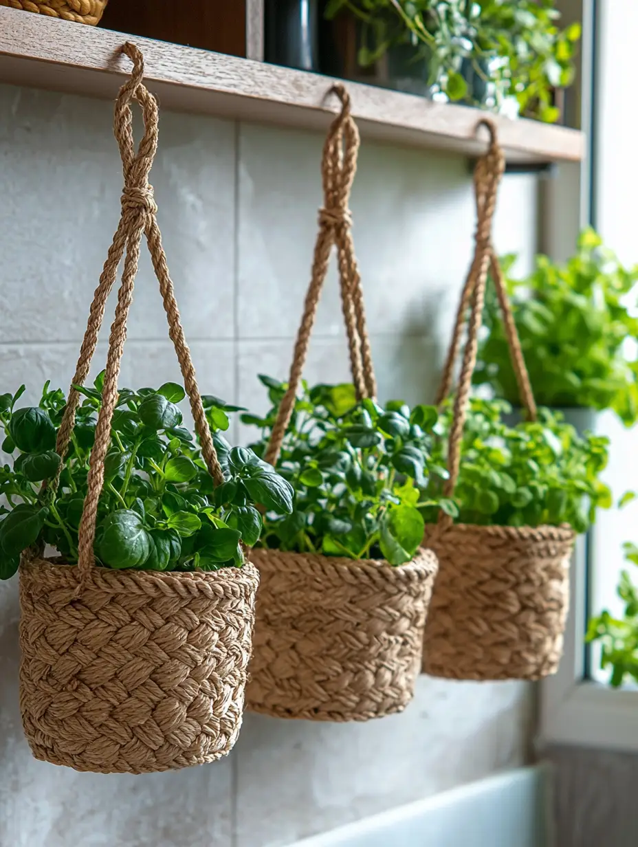 Herb Garden Wall Basket Set