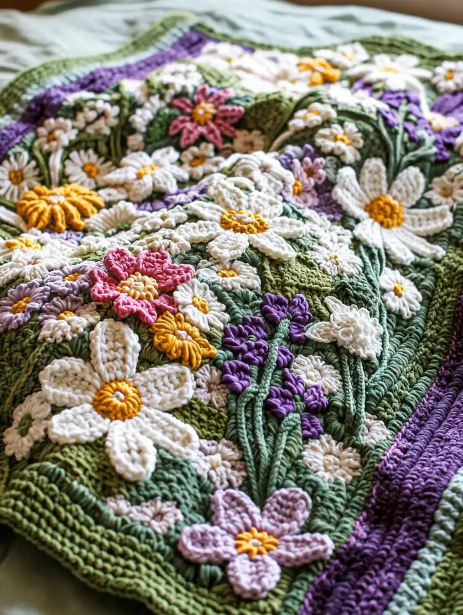 Cottage Garden Sampler Blanket