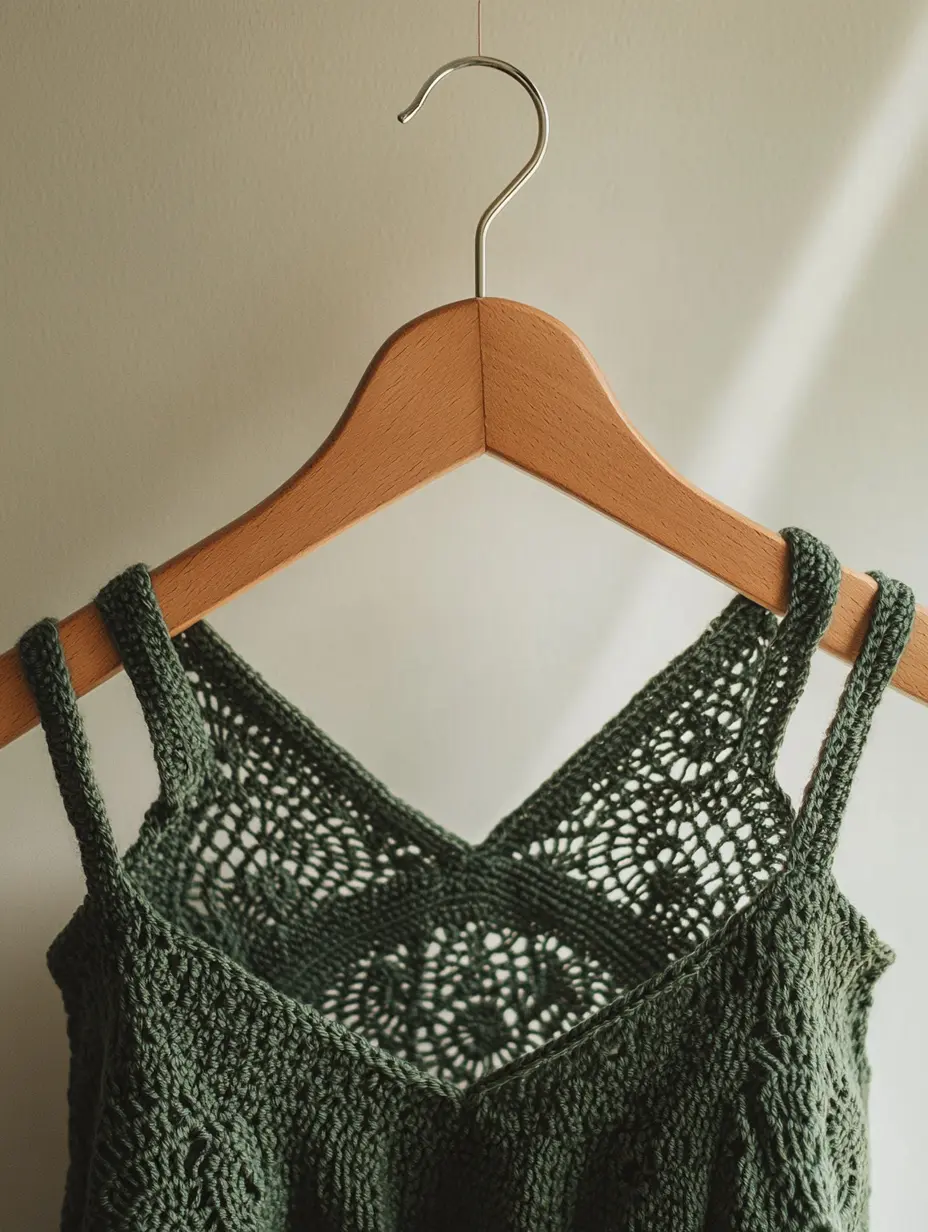 Open-Back Crochet Top