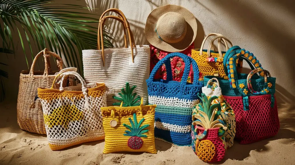 21 Beachy Crochet Bag Patterns Perfect for Sunny Days and Vacations