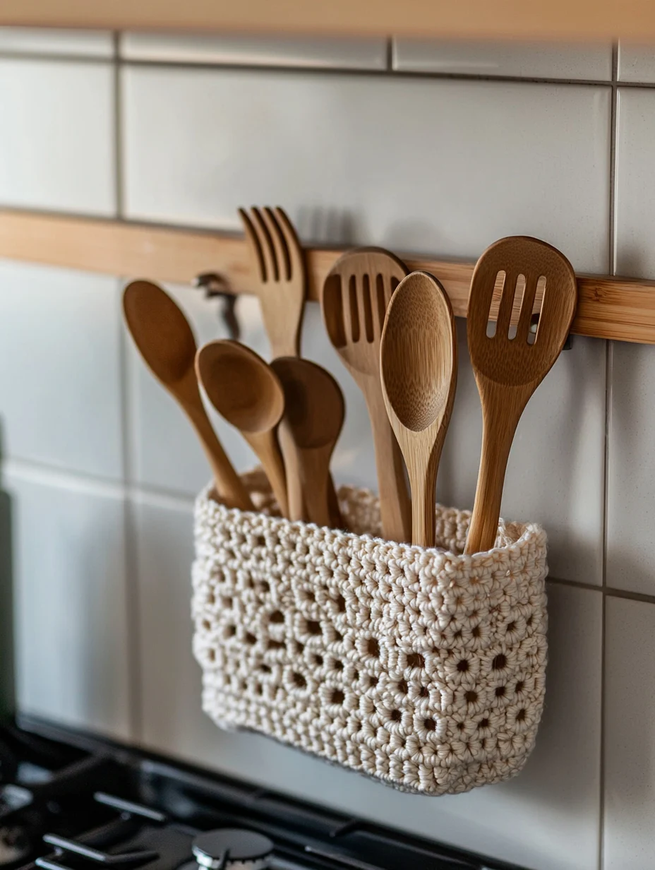 Kitchen Utensil Hanging Pocket
