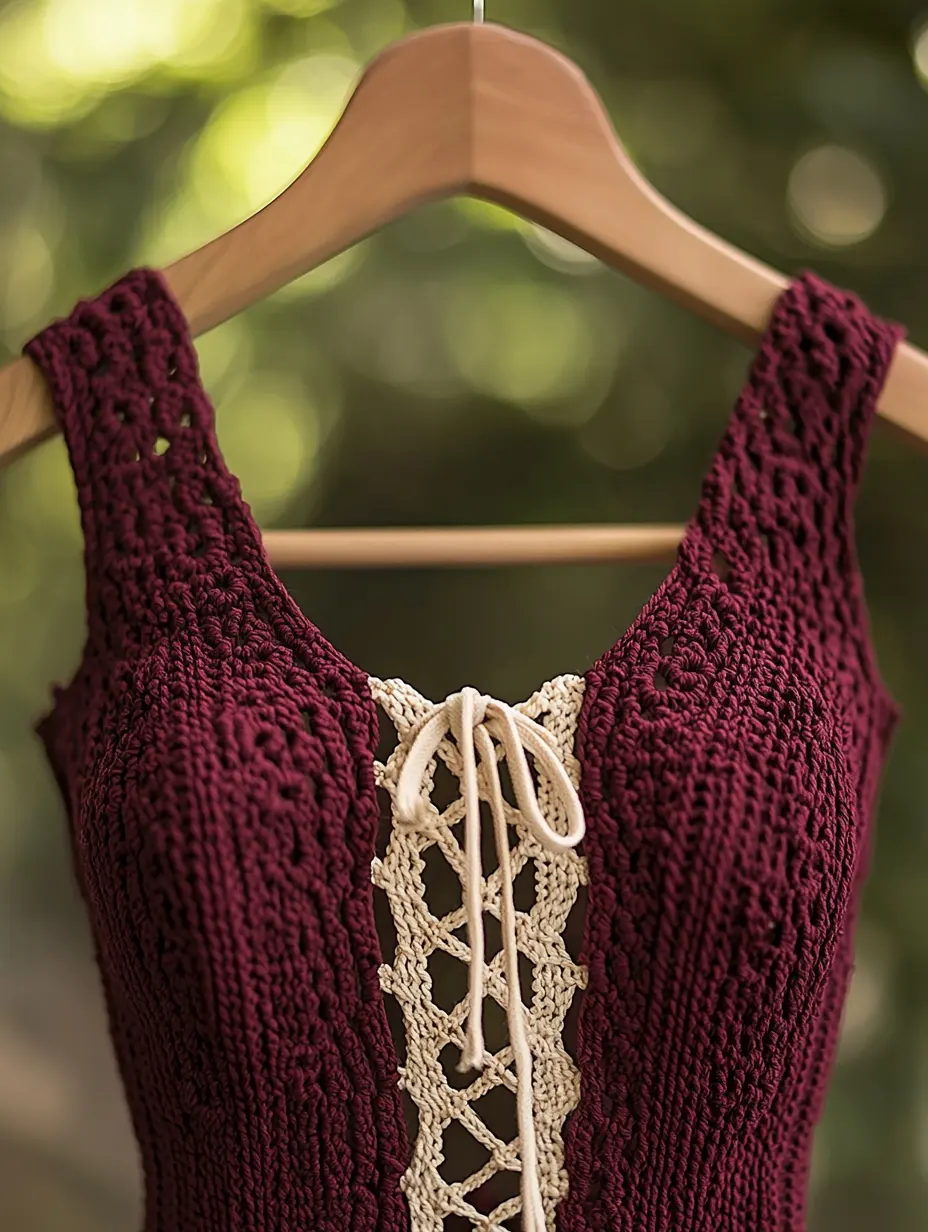Crochet Corset-Style Top