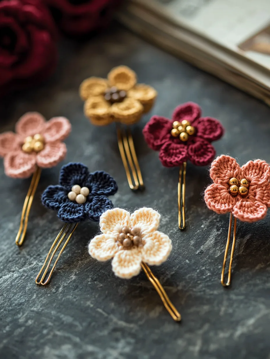 Floral Hair Pins
