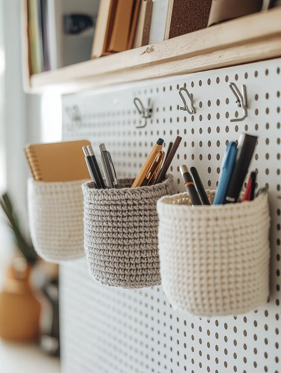 Office Desk Organizer Basket Set